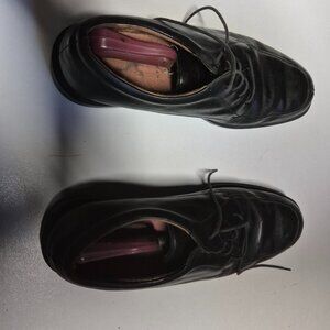 RockPort Black Cap Dress Shoes
